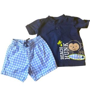 Beach Hunk Baby Boy Outfit 🐒